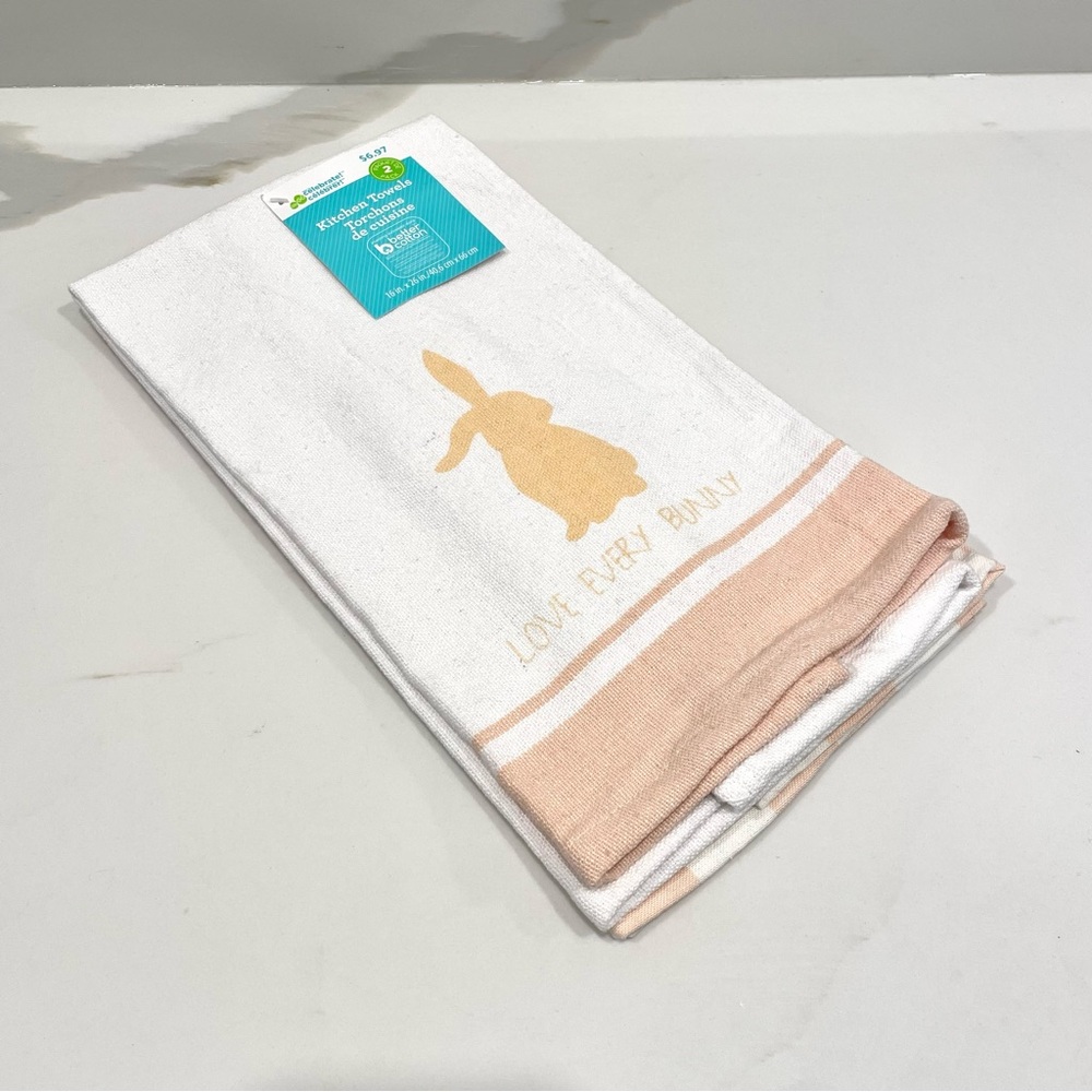 🟢10/$30 NEW Way To Celebrate! Love Every Bunny Easter Kitchen Towels